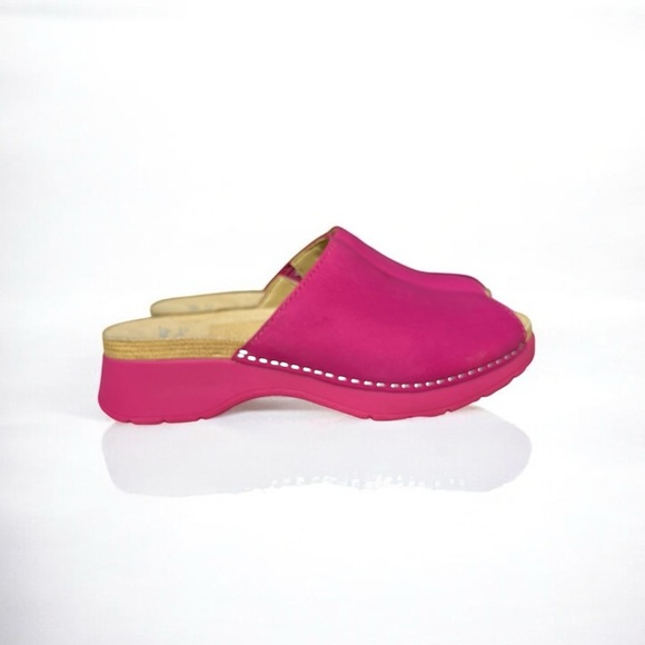 🌻NEW Dansko Fushia Ravyn Peep Toe Sandal Size 37 - Picture 4 of 10